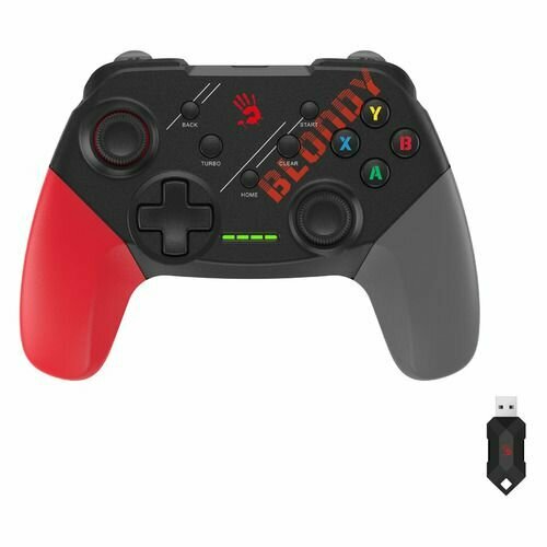 Геймпад беспроводной A4TECH Bloody GPW50 Sports черный [gpw50 sports red] геймпад для pc ps2 ps3 cbr cbg 950 black usb