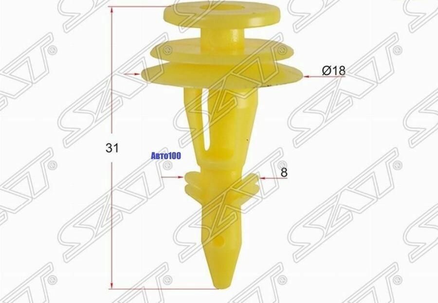 Клипса обшивики багажника CHRYSLER/JEEP (1 шт.)