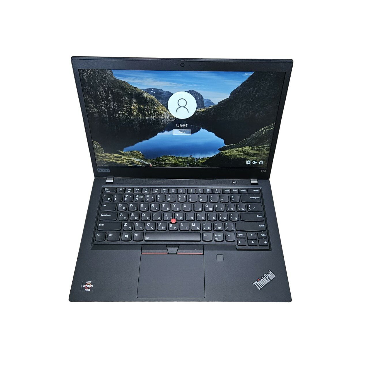 14" Ноутбук Lenovo THINKPAD T495 1920x1080, сенсорный, AMD Ryzen 7 3700 U 2.3 ГГц, RAM 16 ГБ, DDR4, SSD 512 ГБ