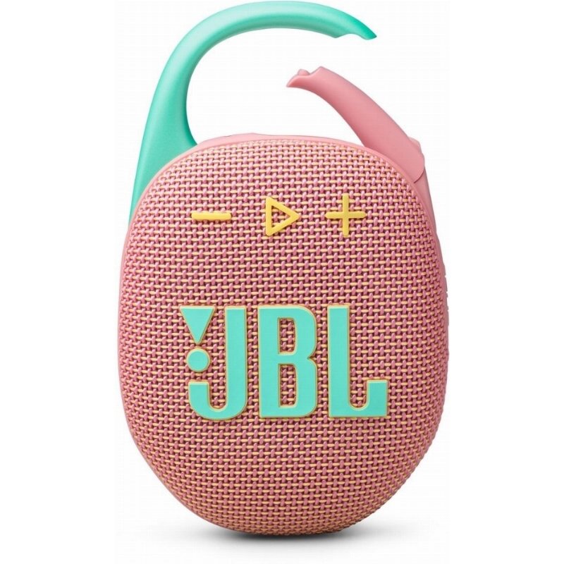 Портативная колонка JBL "Clip 5", розовый, влагозащищенная, 7 Вт