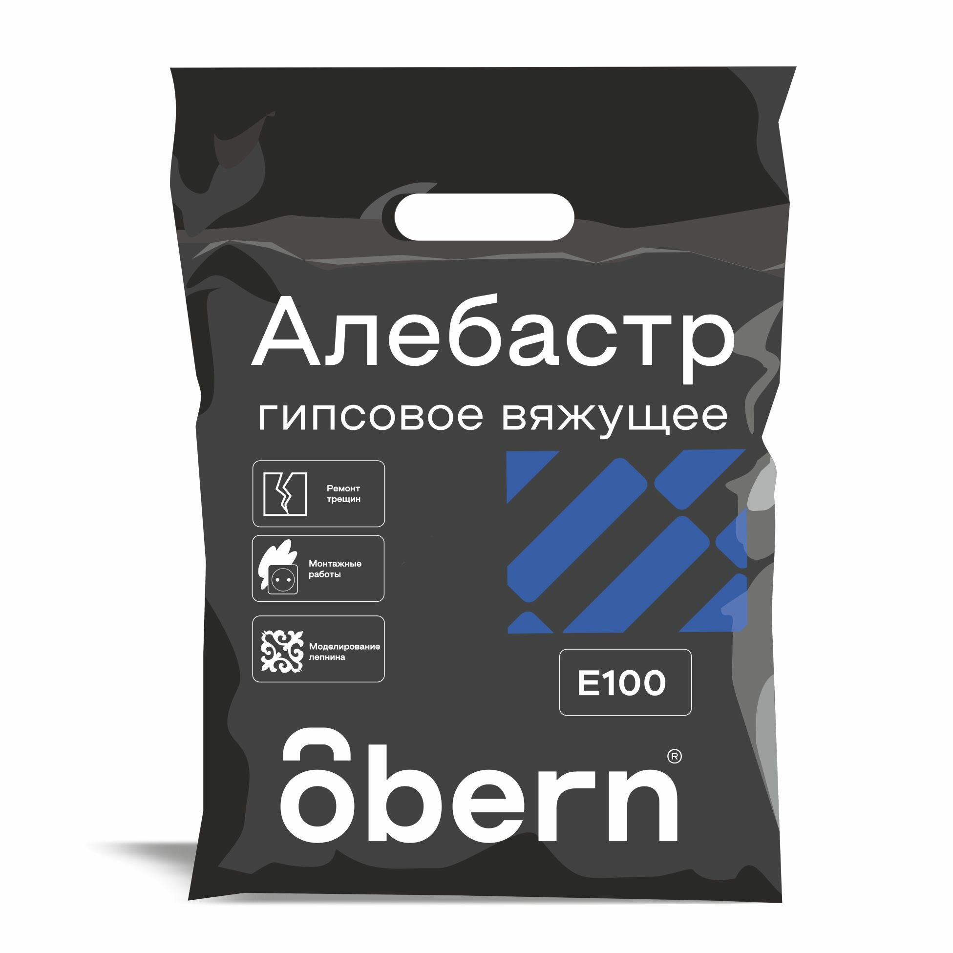 фото Алебастр OBERN, 1 кг