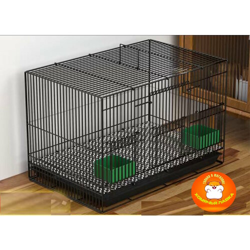 Клетка для кролика 60х40х40 см черная металл 5210₽