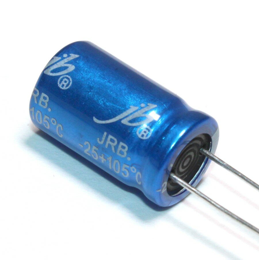 ECAP 15 мкФ / 400В 10х16, Конденсатор электролитический, JB Capacitors