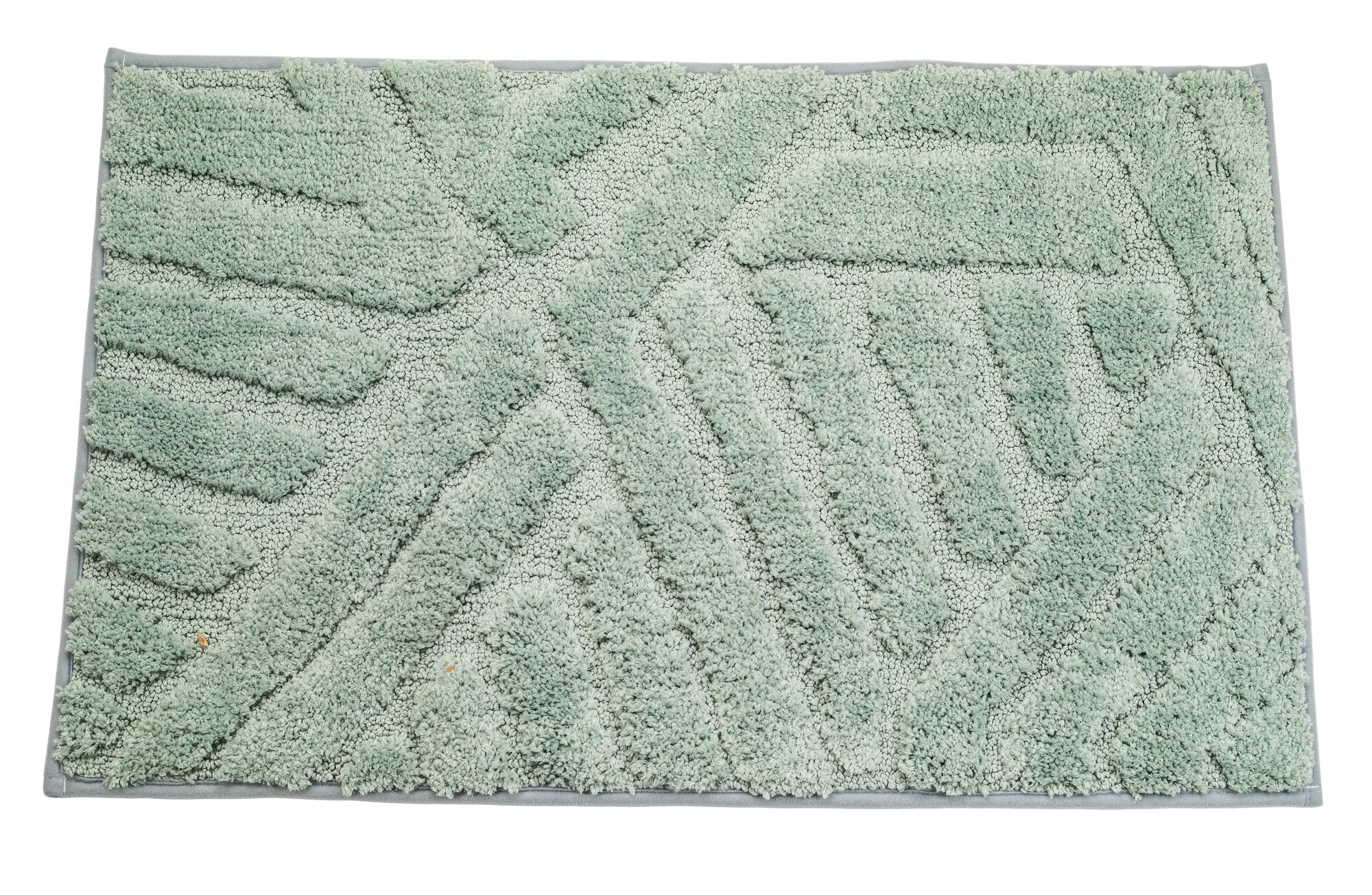 Коврик для ванной Swensa Noor 50x80 см цвет серо-зеленый