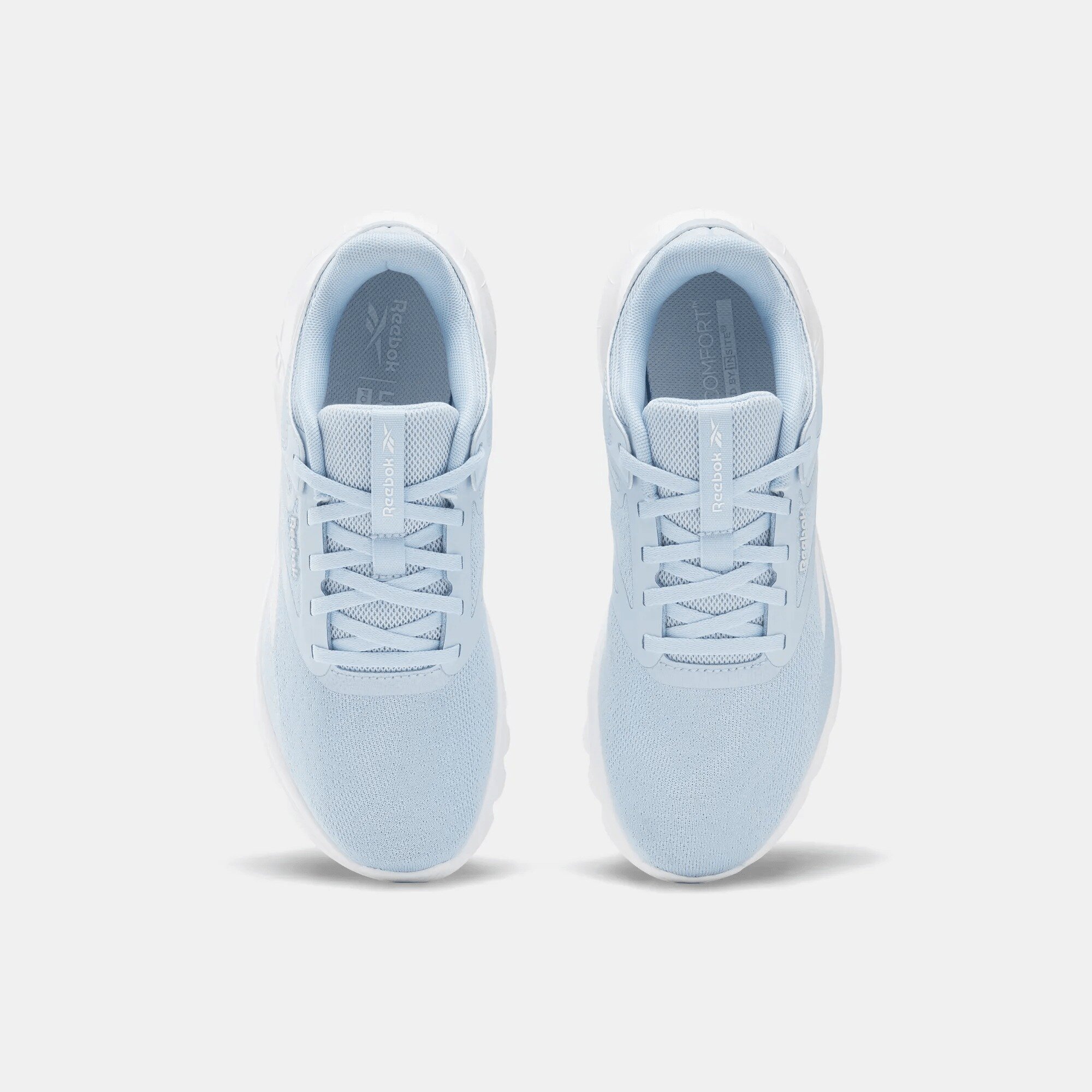 Кроссовки Reebok Flex Point Trainer W, полнота F, размер 7,5 US, бежевый, голубой, белый — фото 1