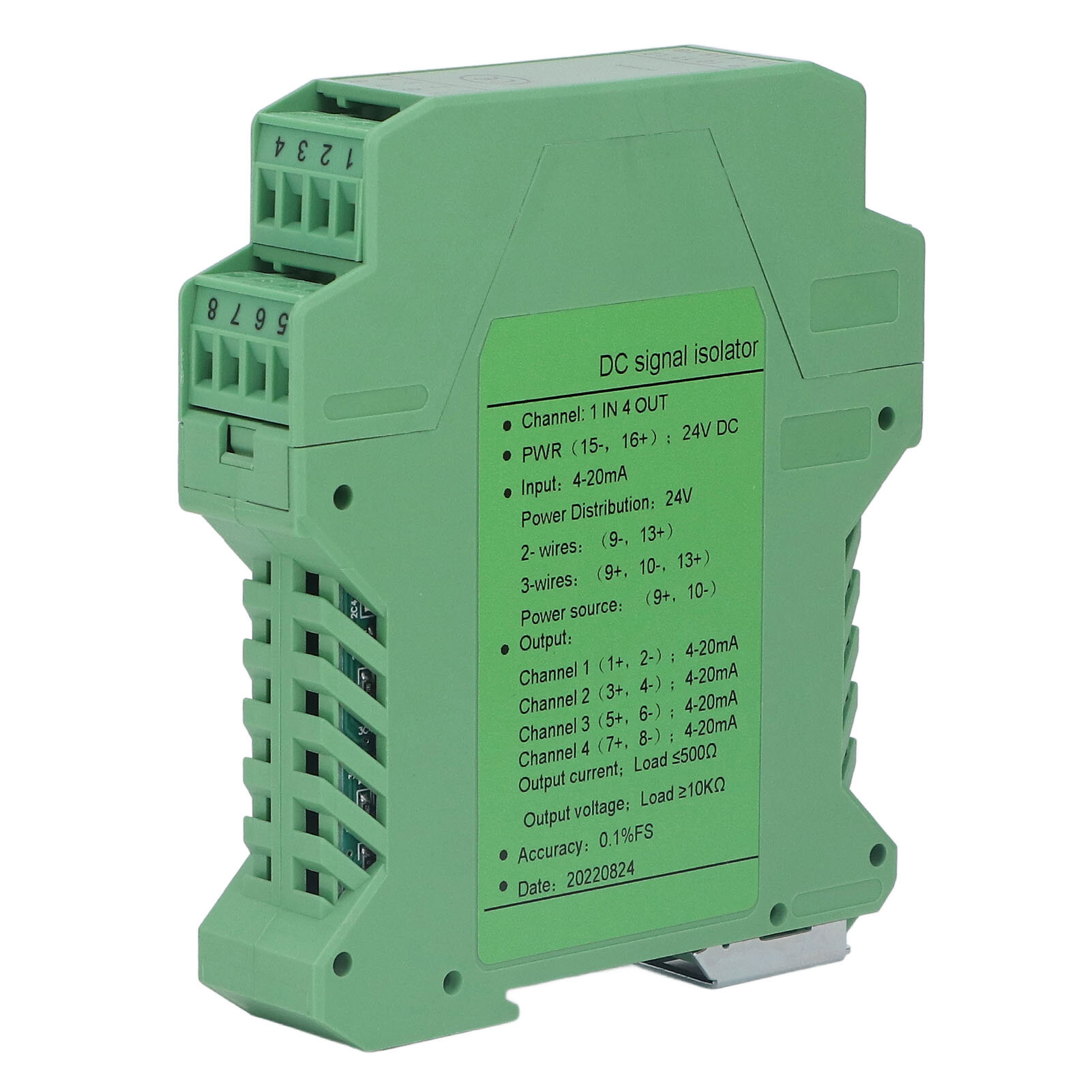 Сигнальный изолятор по постоянному току 1 на 4 для передачи PLC на плату 4-20мА с условиями требования к сигналу