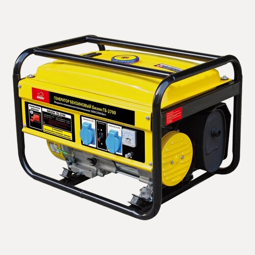 Изображение товара Генератор Бизон ГБ-2700 бензиновый 2,5/2 кВт, двигатель 163 см³ 5,5л. с.
