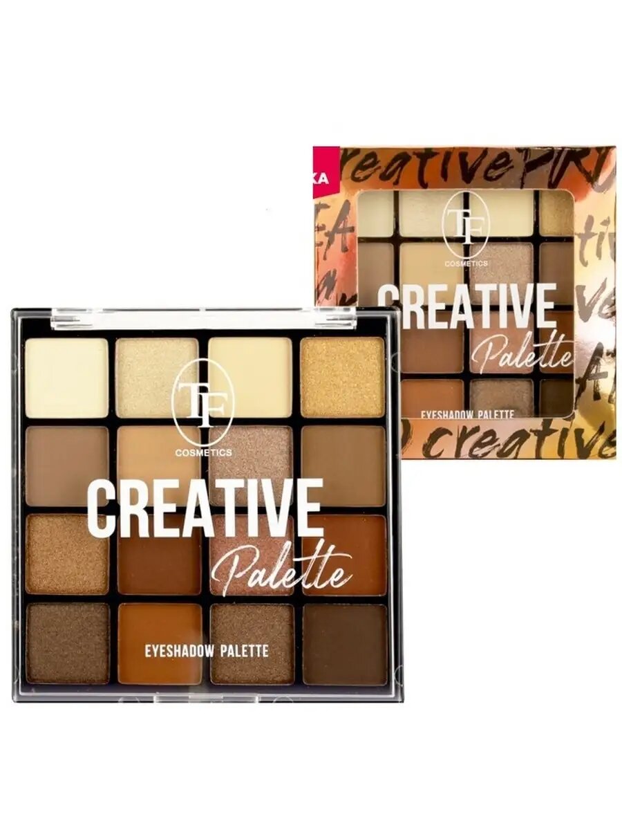 Палетка теней Creative Palette 02 классический коричневый
