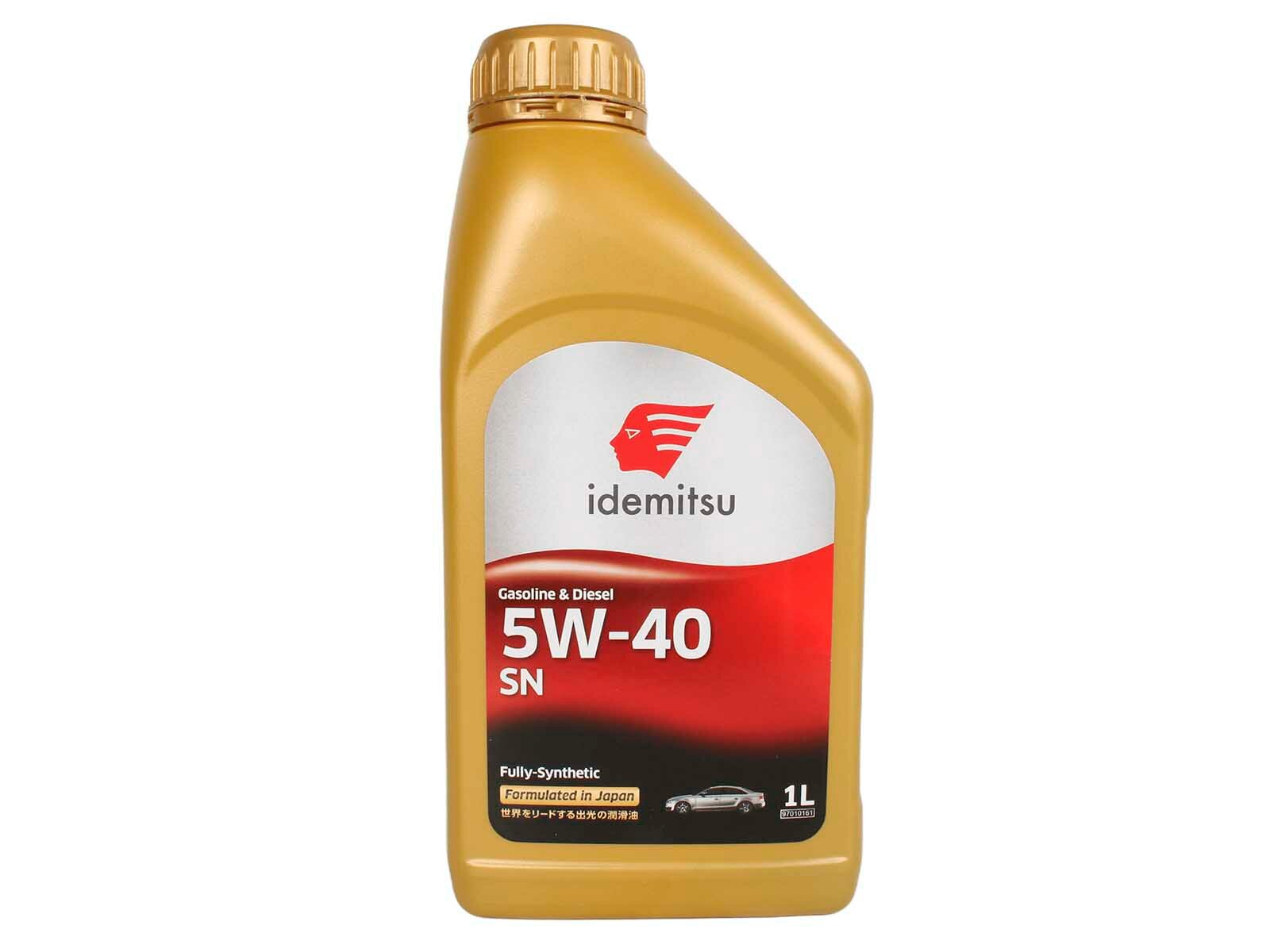 Масло мотор. IDEMITSU FULLY-SYNTHETIC SN/CF 5W40 1л