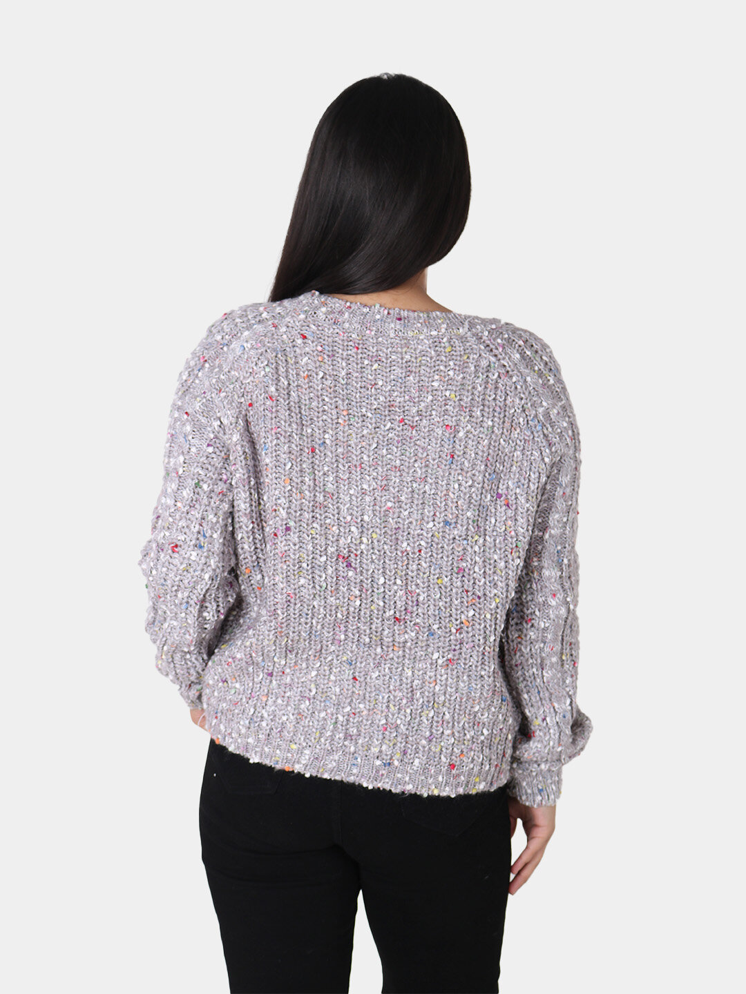 Джемпер , размер One Size, серебряный — фото 1