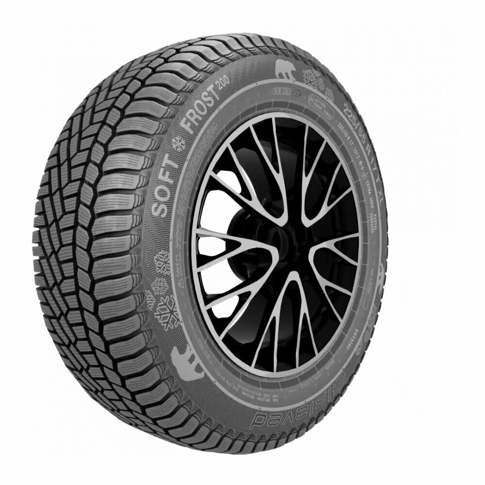 Шины Gislaved Soft Frost 200 255/50R19 107T зимние, автошины черные, для кроссоверов и внедорожников.
