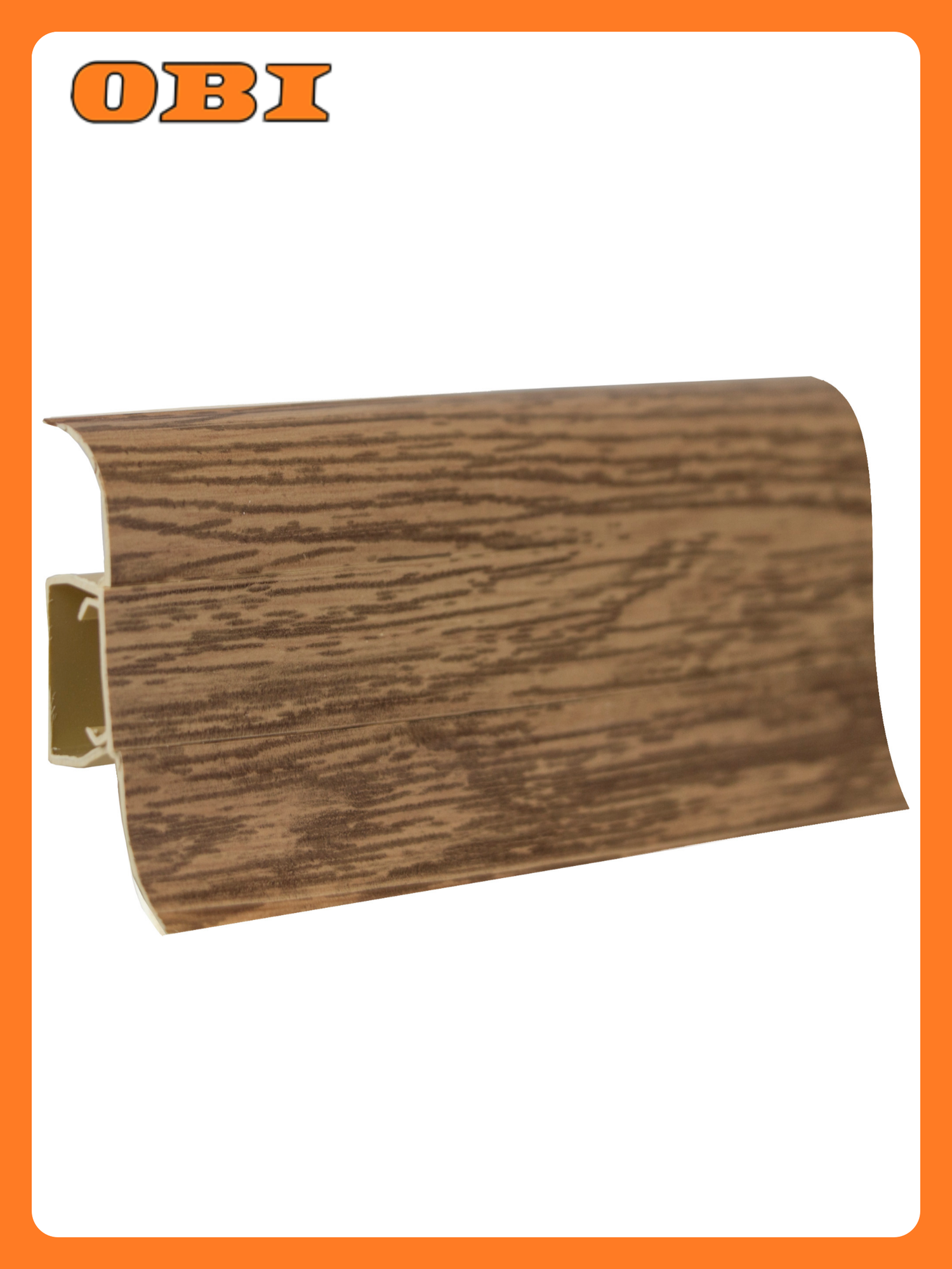 Плинтус ПВХ 56мм TITANIUM ECO №16 25м