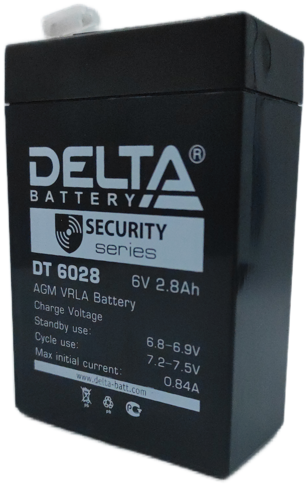 Delta Аккумуляторная батарея DT 6028 - фото №3
