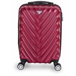 Чемодан легкий SUPRA Luggage из ABS пластика, кодовый замок с индивидуальной настройкой кода, 50 литров, 4 колеса с поворотом на 360 градусов - изображение