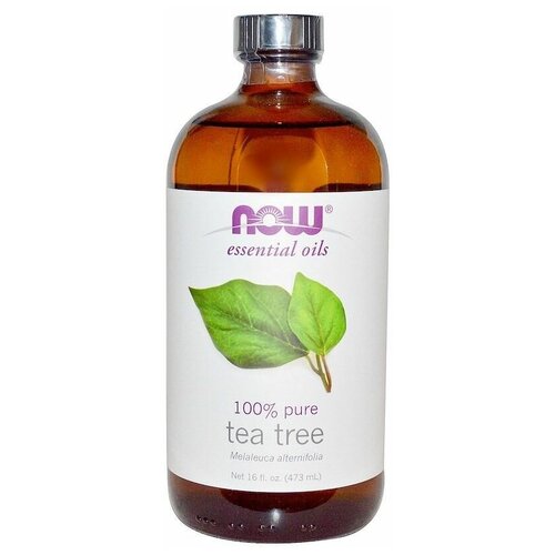 фото Now 100% pure tea tree essential oil 473 мл масло чайного дерева