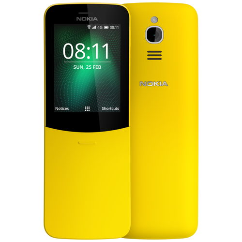 Телефон Nokia 8110 4G, micro SIM+nano SIM, черный