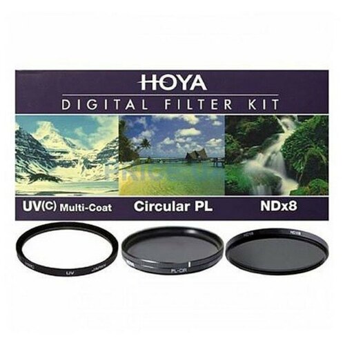 комплект светофильтров hoya digital filter kit uv c hmc multi pl cir ndx8 52mm Набор светофильтров Hoya DIGITAL FILTER KIT: 67mm UV HMC MULTI, PL-CIR, NDX8
