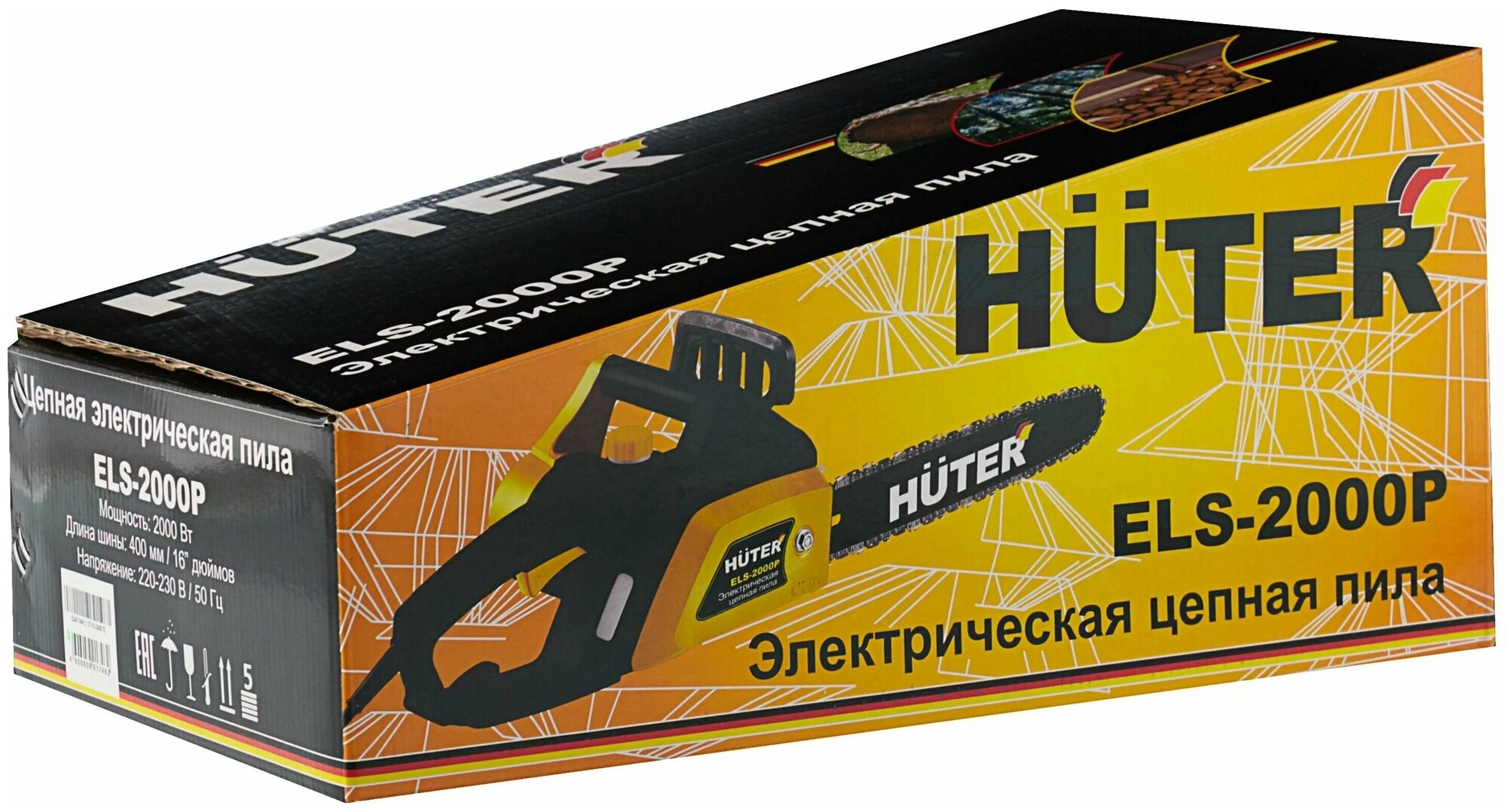 Электропила ELS-2000 Huter - фотография № 7