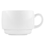 Чашка чайная «Зеникс» D=7.7, H=5.8см; белый (Arcoroc) - изображение