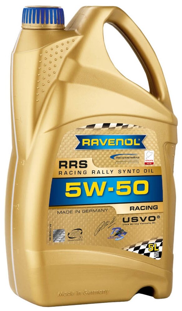 RAVENOL 4014835726956 SAE 5W-50 5L RRS RACING RALLY SYNTO NEW моторное масло