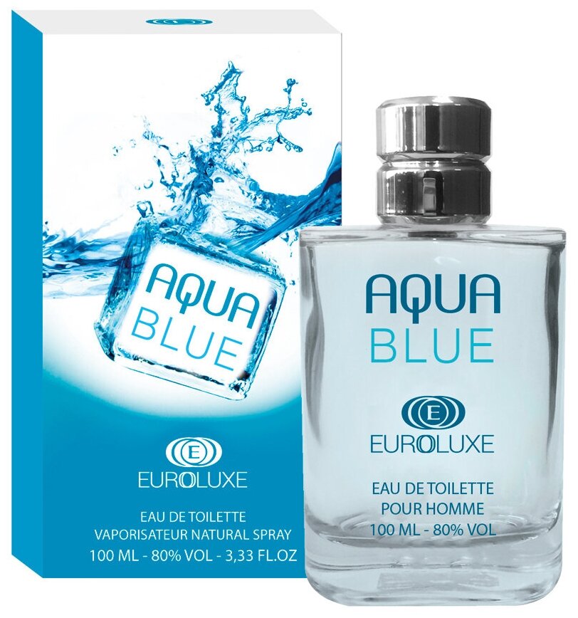 Euroluxe/Туалетная вода мужская Aqua Blue, 100мл/Парфюм мужской