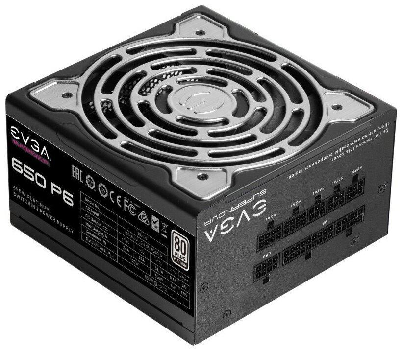 Блок питания EVGA 650W P6 650W 220-P6-0650-X2