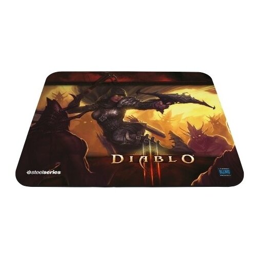Коврик для мыши Steelseries QcK Diablo III Demon Hunter Edition 320x270мм (67227)