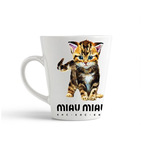 фото Кружка-латте coolpodarok кис кис кис