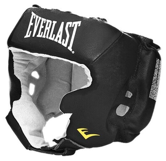 Шлем с защитой щек Everlast USA Boxing Cheek XL черный
