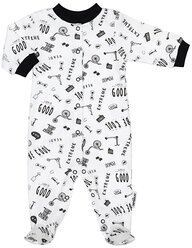Комбинезон для новорожденного ТМ Эскимо, цвет: белый, 44 размер