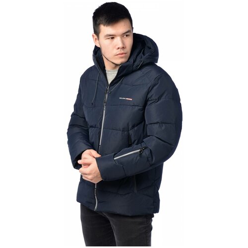 фото Зимняя куртка мужская malidinu 19033 размер 52, темно-синий