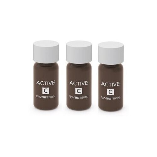 Крем-сыворотка Витамин С - биостимулятор Active C Свит Скин Систем, 3 флак. по 10 мл