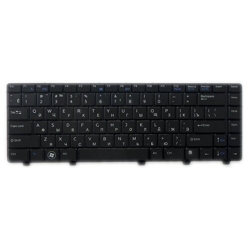 Клавиатура для ноутбука Dell Vostro 3300 3400 3500 Series Плоский Enter Черная без рамки PN NSK-DH30R 1460₽