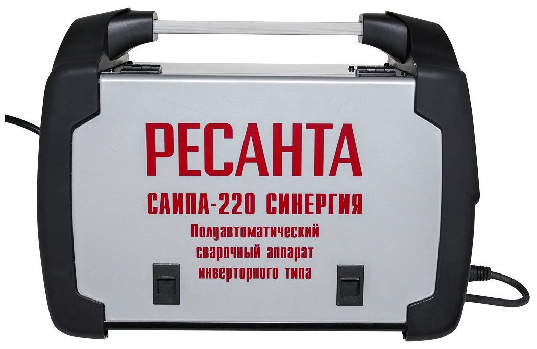 Сварочный аппарат инверторный Ресанта САИПА-220 синергия (MIG/MAG) полуавтоматический , 220 ампер , комплект кабелей - фотография № 4