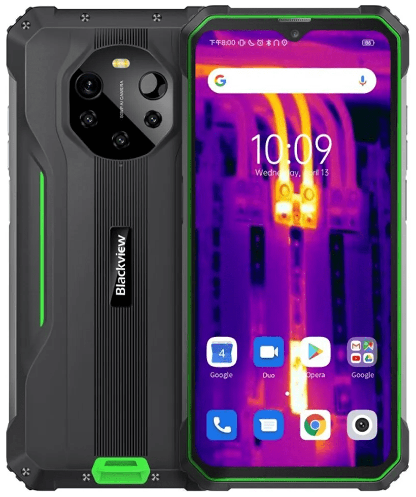 Смартфон Blackview BL8800 PRO 8/128 ГБ, зелeный