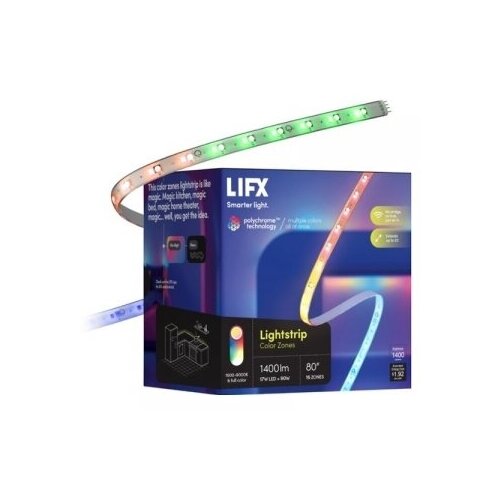 Светодиодная лента LIFX Lightstrip Colour Zones 2m Starter Kit