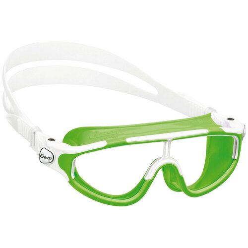 Очки-маска для плавания Cressi Baloo, White/Green очки маска для плавания cressi baloo orange