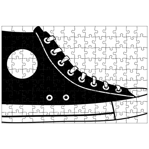 фото Магнитный пазл 27x18см."обувь, кроссовки, ботинок" на холодильник lotsprints