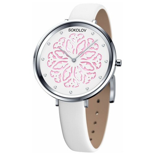 фото Женские стальные часы sokolov 616.71.00.000.06.01.2