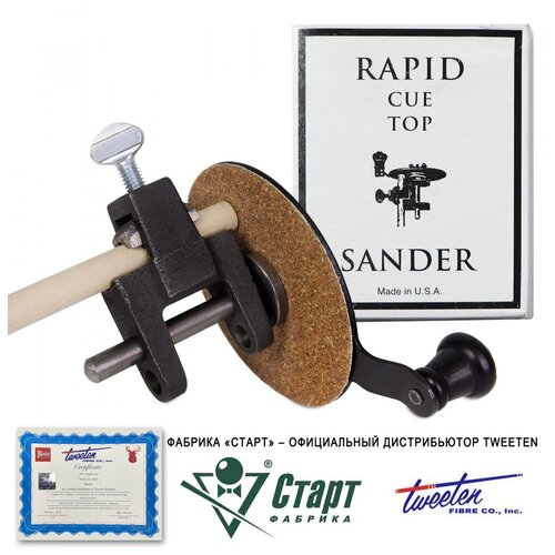 Станок для обработки шафта Tweeten Rapid Cue Top Sander берардо г чемпионы наклейки