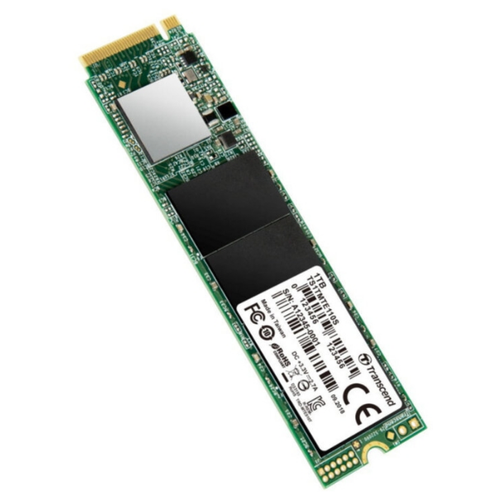 Флеш-накопитель Transcend Твердотельный накопитель SSD 1Tb M.2 2280, NVMe PCIe Gen3 x4, M-Key, 3D NAND TLC, DRAM-less