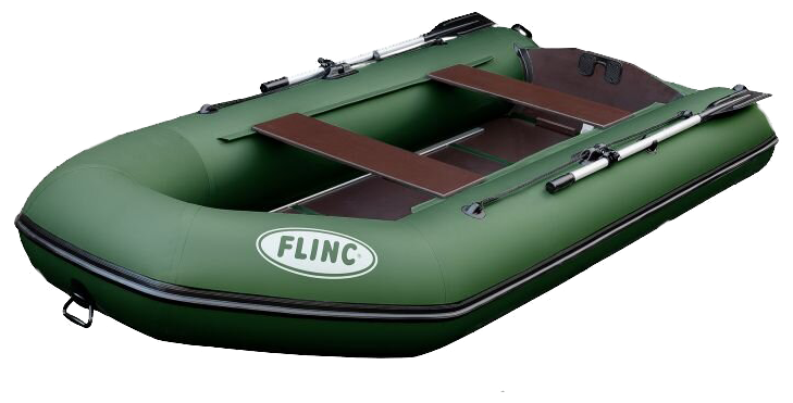 Надувная лодка FLINC FT340K графитово-оранжевый