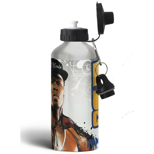 фото Бутылка спортивная, туристическая фляга 50 cent - 1 creative mug