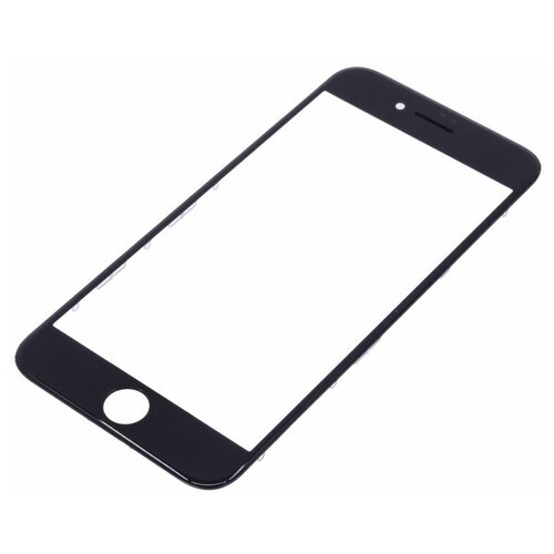 Стекло модуля + OCA + рамка для Apple iPhone 8 / iPhone SE (2020) iPhone SE (2022) (в сборе) черный, AAA стекло модуля для apple iphone 12 iphone 12 pro черный aaa