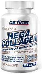 Добавка для кожи, связок и суставов гидролизованный коллаген Be First Mega Collagen Peptides + hyaluronic acid + vitamin C, 120