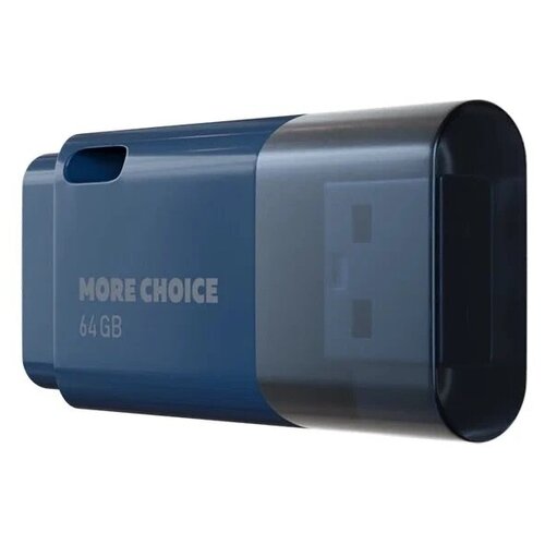 Флеш накопитель памяти USB 64GB 2.0 More Choice MF64 Dark Blue