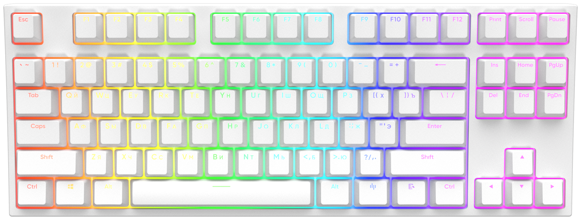 Игровая клавиатура Red Square Keyrox TKL Classic White (RSQ-20021)