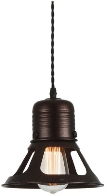 Подвесной светильник с регулировкой высоты коричневый E27 Loft LSP LSP-9696