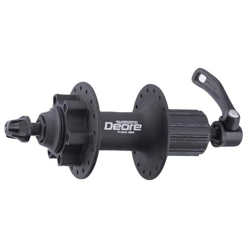 Втулка задняя SHIMANO Deore, M525A, 32 отверстия, 8/9ск, QR, 6-болт, черн.