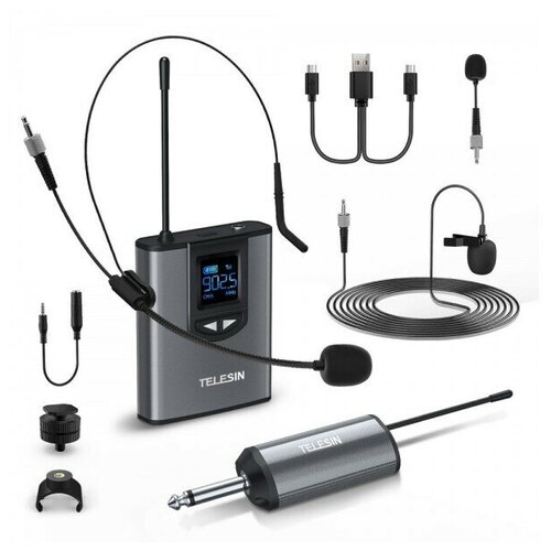 Радио микрофон Telesin UHF wireless MIC-UHF-02 719000₽
